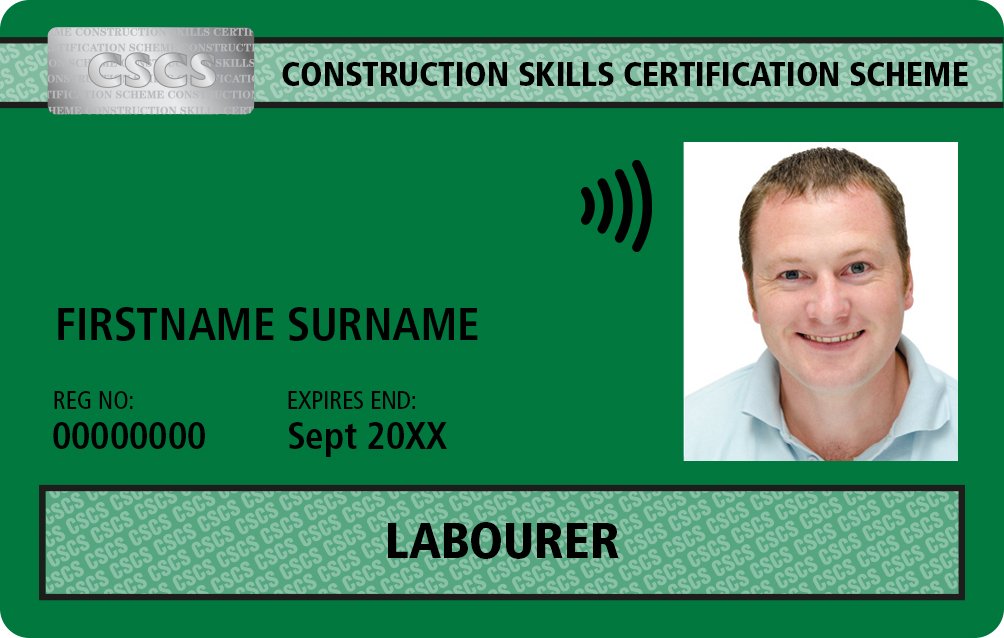 Green CSCS card