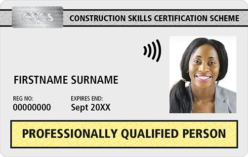 what is PQP CSCS Card